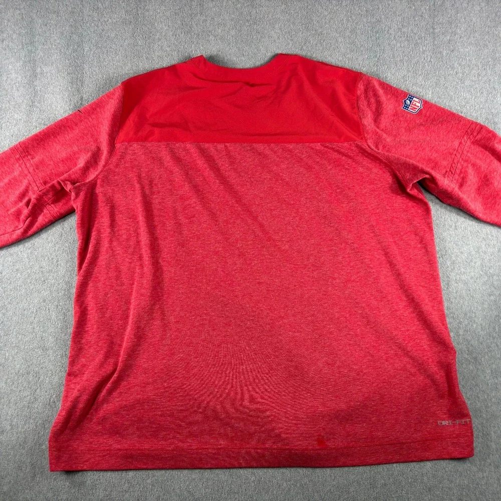 Buccaneers Nike NFL Dri-Fit Pullover Men's XXL Team Issued On-Field 1/4 Zip Crew